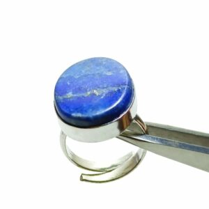 Original Lapis Stone Set - Ring, Pendent & Earrings - Lab Certified / Mantrit (Energized) - Image 3