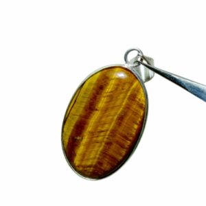 Mantrit (Energized) Tiger Eye Stone Pendant: Harness the Strength - Image 3