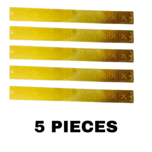 Mantrit (Energized) GOLDEN COPPER SWASTIK STRIP / SCALE / PATI For Vastu, Wealth and Prosperity - 30 cm - Image 3