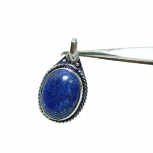 Original Lapis Stone Set - Ring, Pendent & Earrings - Lab Certified / Mantrit (Energized) - Image 4