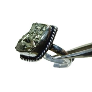 Mantrit (Energized) Original Adjustable Pyrite Ring With Authentic Lab Certified - Image 4