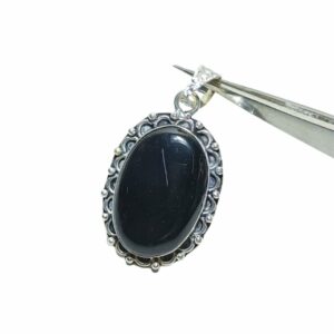 Mantrit (Energized) Black Tourmaline Stone Pendent / Locket - Lab Certified - Image 4