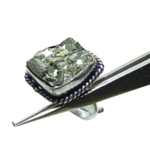 Mantrit (Energized) Original Adjustable Pyrite Ring With Authentic Lab Certified - Image 5