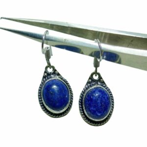 Original, Authentic Lapis Stone Pendent & Earrings - Lab Certified With Mantrit (Energized) - Image 5