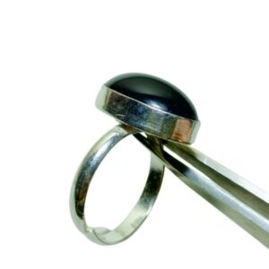 Mantrit (Energized) Adjustable Black Tourmaline Ring With Lab Certified - Image 5