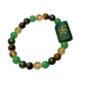 Original Zibu Coin Bracelet With Multi Stone Power - Mantrit (Energized) - Image 3