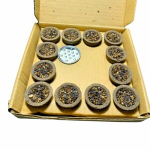 Natural Cow Dung Dhoop | Cow Dung Havan Cups | Pack of 36 Cup | Shivaago - Image 4