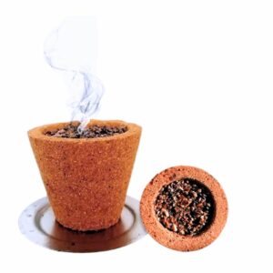 Natural Cow Dung Dhoop | Cow Dung Havan Cups | Pack of 36 Cup | Shivaago - Image 3